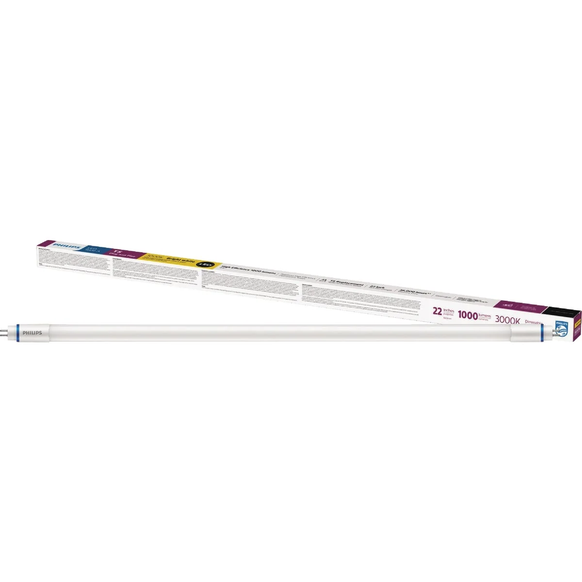Quality Philips MainsFit 14W Equivalent 22 In. Bright White T8 G5 LED Tube Light Bulb Contemporary