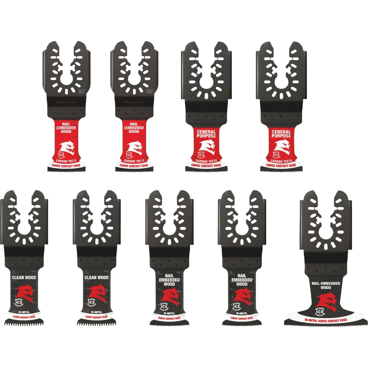 Detailed Diablo Universal Fit General Purpose Oscillating Blade Set 9-Piece High-Grade