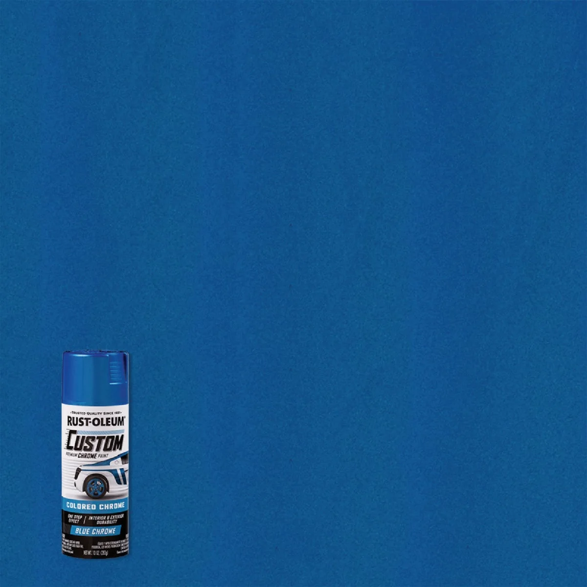 Lightweight Rust-Oleum 10 Oz. Custom Colored Automotive Spray Paint Blue Chrome Traditional