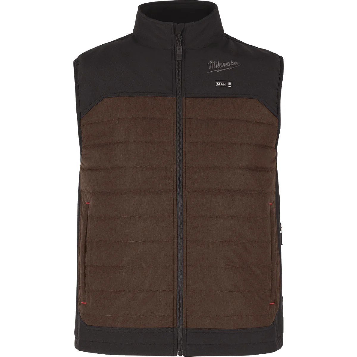 Professional Milwaukee M12 Axis Men’s Medium Brown Heated Vest High-End