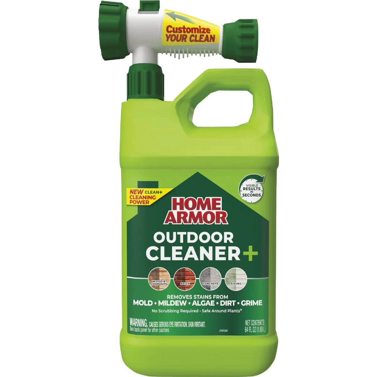 Safe Home Armor Outdoor Cleaner Plus Hose End 64 Oz. Easy-to-Use