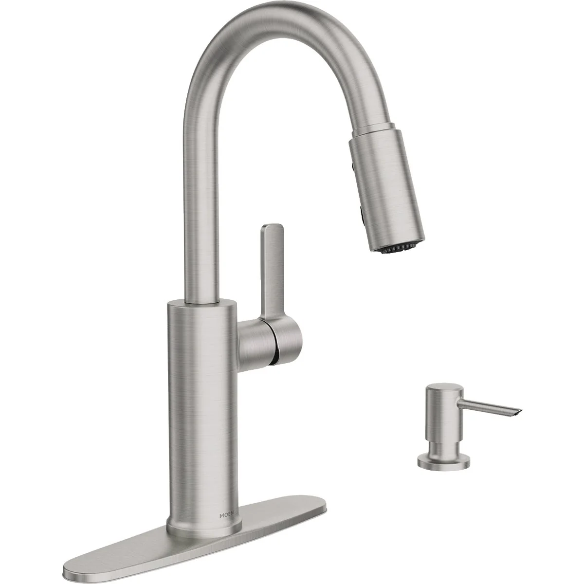 Responsible Moen Durani Pulldown Spot Resist Stainless Kitchen Faucet Sophisticated