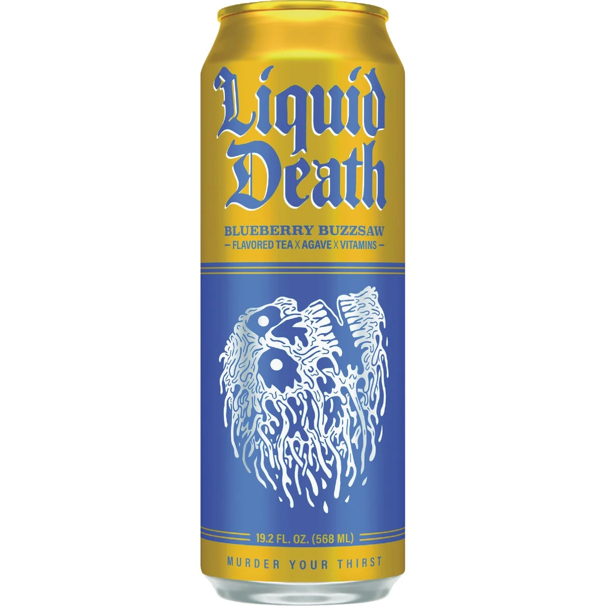 Optimized Liquid Death 19.2 Oz. Blueberry Buzzsaw Tea User-Friendly
