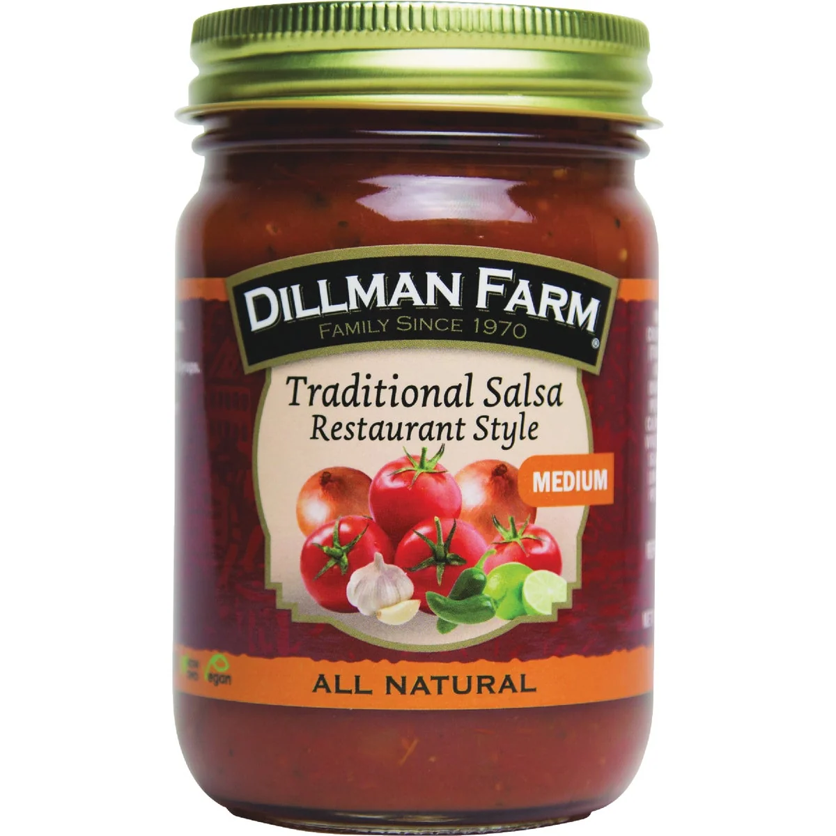 High-Quality Dillman Farm Traditional Salsa Medium Certified