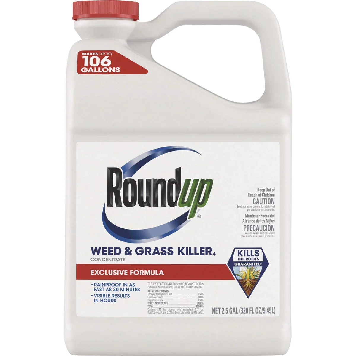 Fashionable Roundup 2.5 Gal. Concentrate Weed Grass Killer4 Eco-Friendly