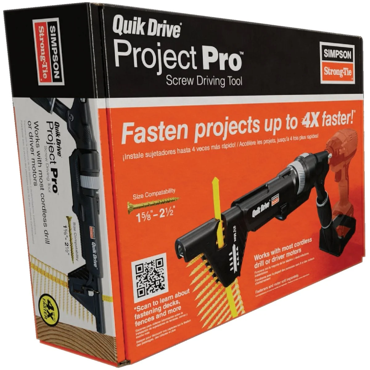 Optimized Simpson Strong-Tie Quik Drive Project Pro Screw Driving Tool Official