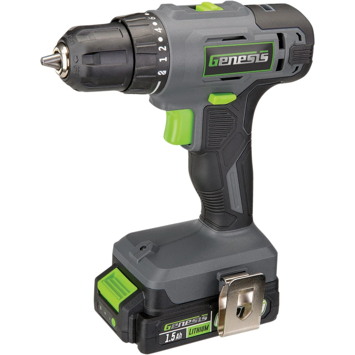 Advanced Genesis 20 Volt 3 8 In. Cordless Drill Driver Kit with 1.5 Ah Battery Charger Outstanding