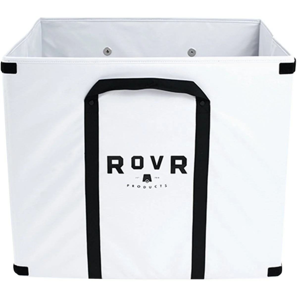 Eco-Friendly RovR Products LandR Collapsible Canvas Bin and Grocery Tote 45 Storm Certified