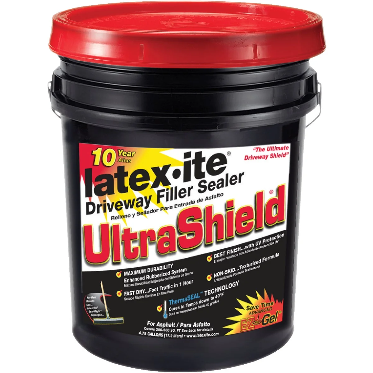 Comfortable Latex-ite Ultra Shield 4.75 Gal. Blacktop Driveway Sealer Sophisticated