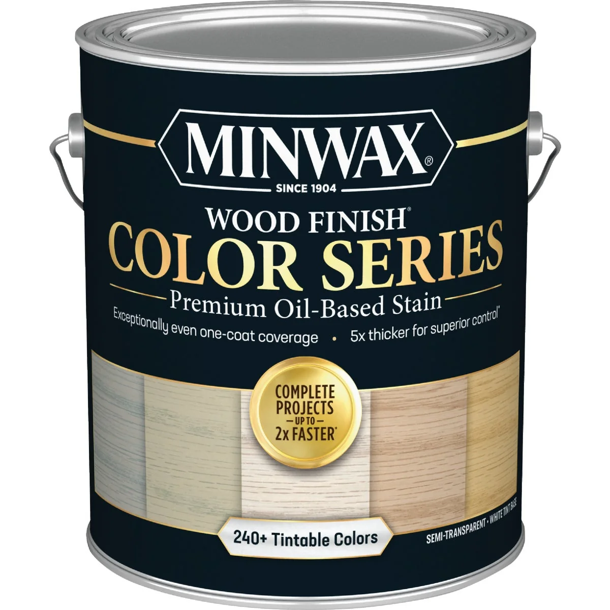 Superior Minwax Wood Finish Color Series Oil-Based Stain White Base 1 Gal. Comfortable
