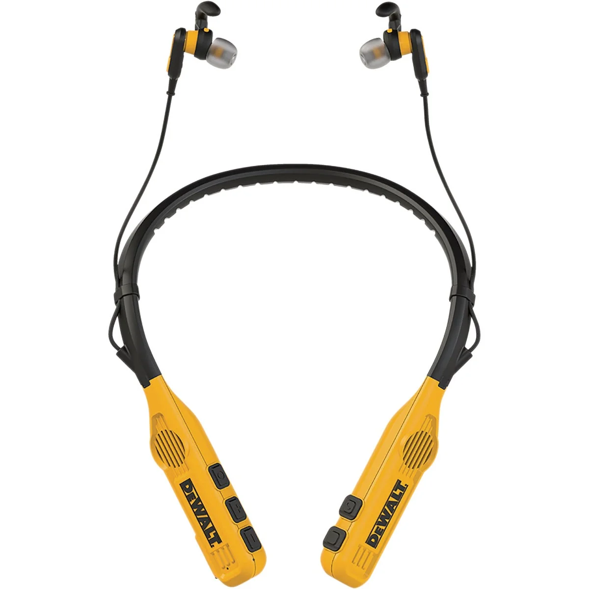 Efficient DEWALT Bluetooth Jobsite Pro Max Neckband Earphones with Speakers Comfortable