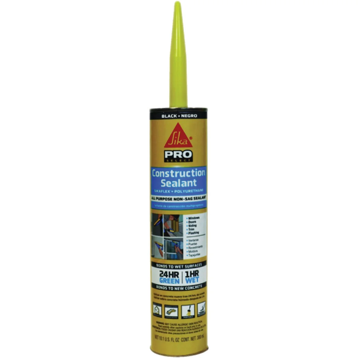 Fashionable Sikaflex Sika 10.1 Oz. Pro Select Black Construction Polyurethane Sealant Refined