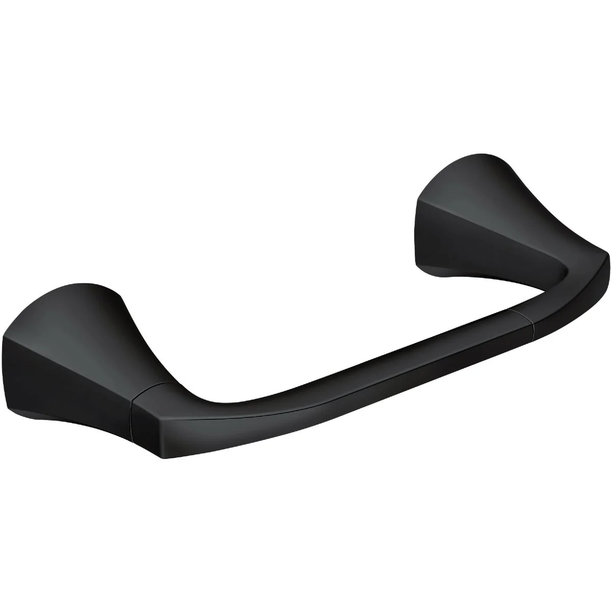 Dependable Moen Lindor Wall Mount Pivoting Toilet Paper Holder Matte Black Breathable