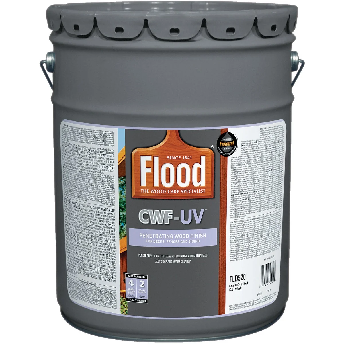 Enhanced Flood Multi-Surface Waterproofing Clear Sealant 5 Gal. Solid