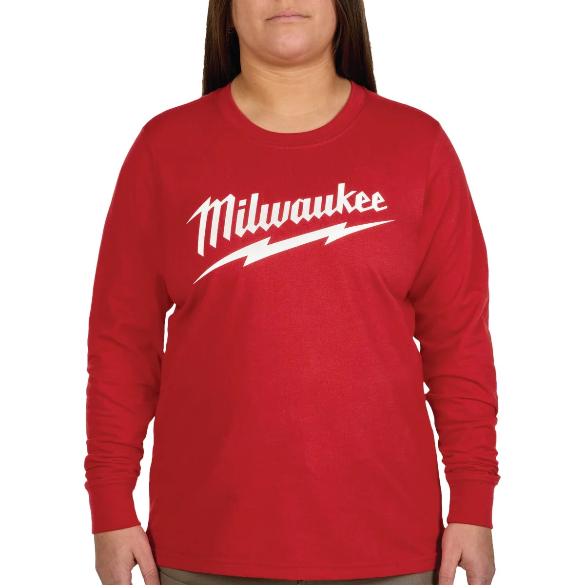 Original Milwaukee GRIDIRON Women’s Small Red Long Sleeve Logo T-Shirt Next-Generation