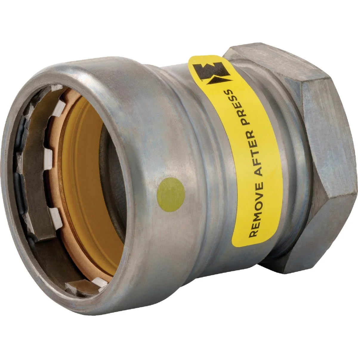 Classic Streamline 1 In. P x F Carbon Steel Adapter Crafted