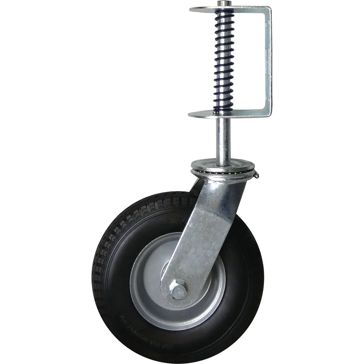 Superior Shepherd Hardware 8 In. Black Pneumatic Swivel Gate Caster Dependable