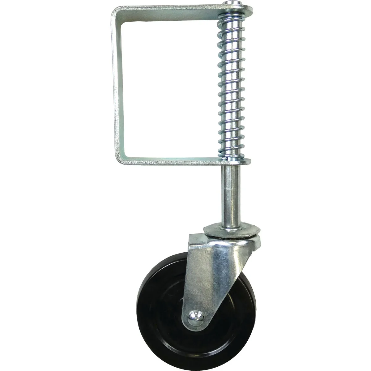 Dependable Shepherd Hardware 5 In. Black Hard Rubber Swivel Gate Caster Advanced