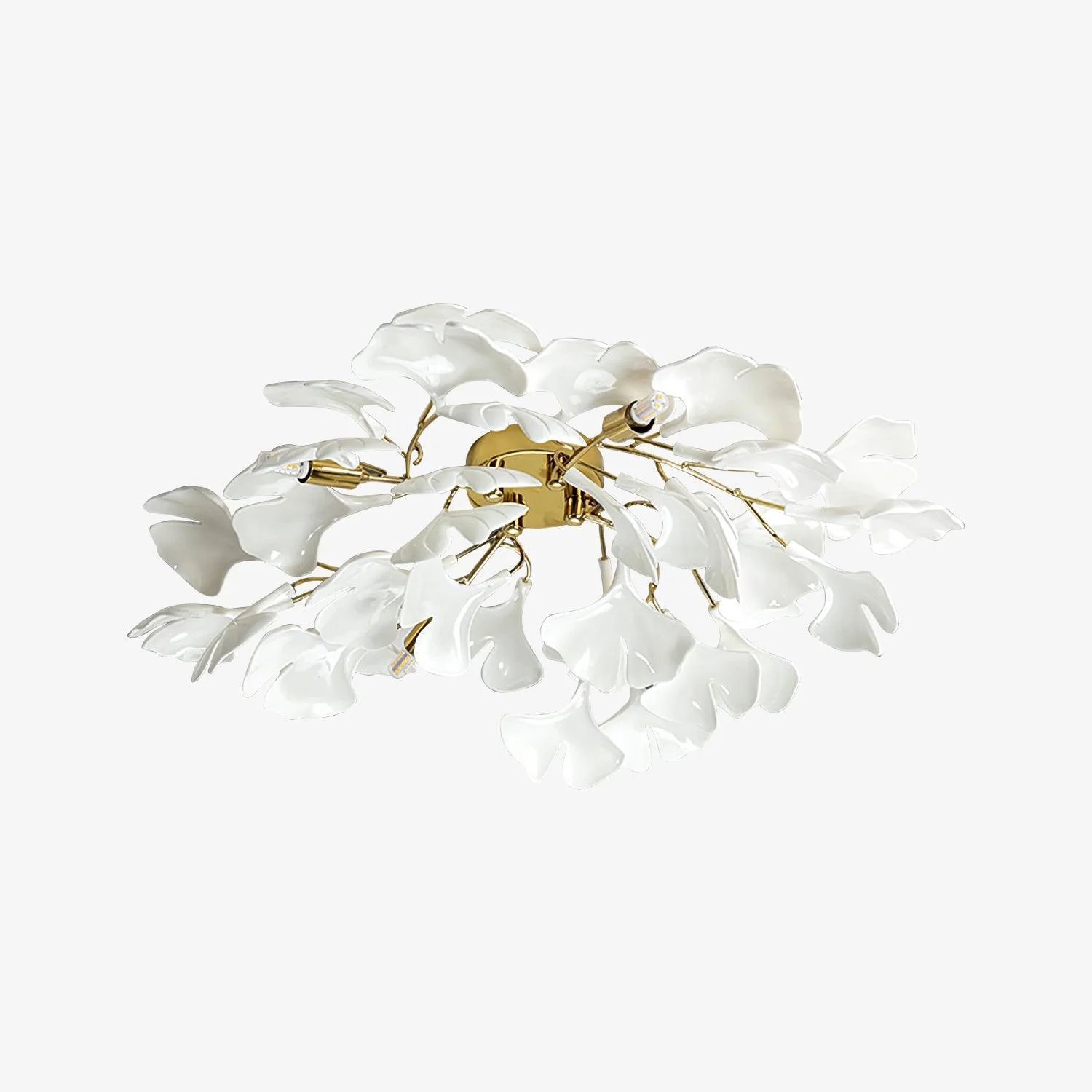 Practical Gingko Leaf Ceiling Lamp Fashionable