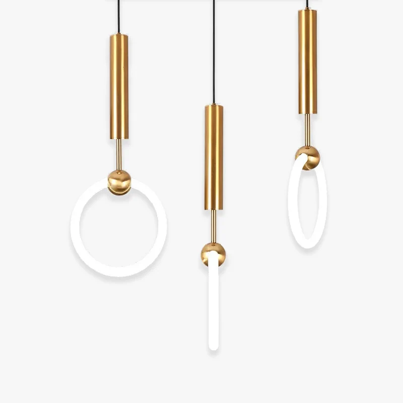 Sophisticated Modern Ring Chandelier Natural