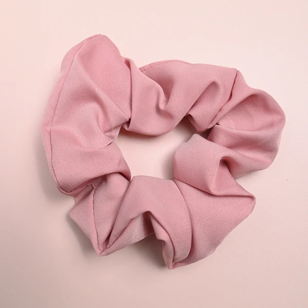 Trendy Solid Coloured Hair Scrunchies Safe