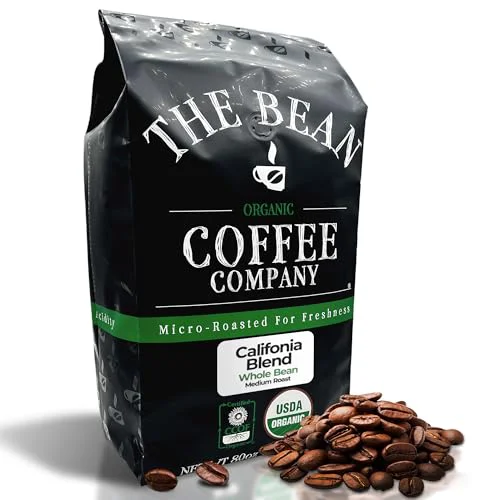 Elegant The Bean Organic Coffee Co. California Blend 80 Ounce Lightweight