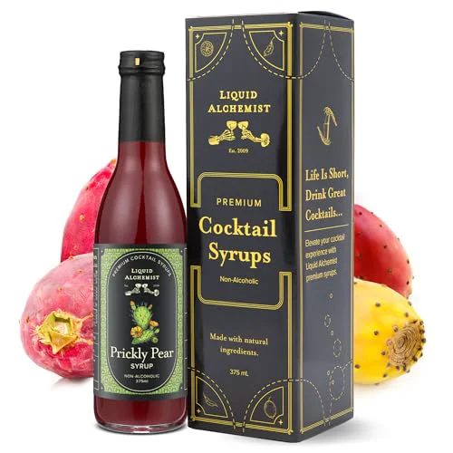 Innovative Prickly Pear Syrup for Cocktails 12.7 Fl Oz Smooth