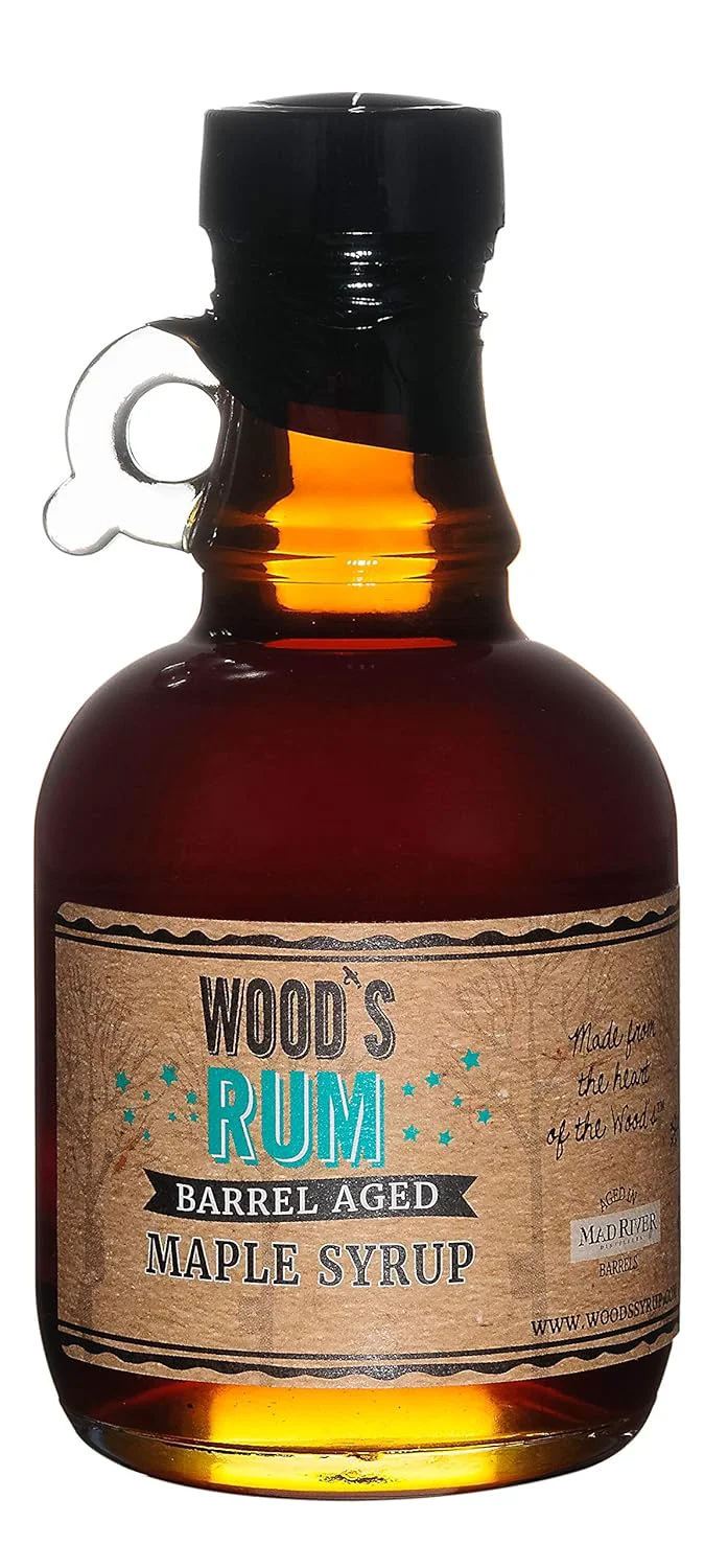 Versatile Woods Vermont Rum Barrel Aged Maple Syrup 8.45 OZ Top-Quality