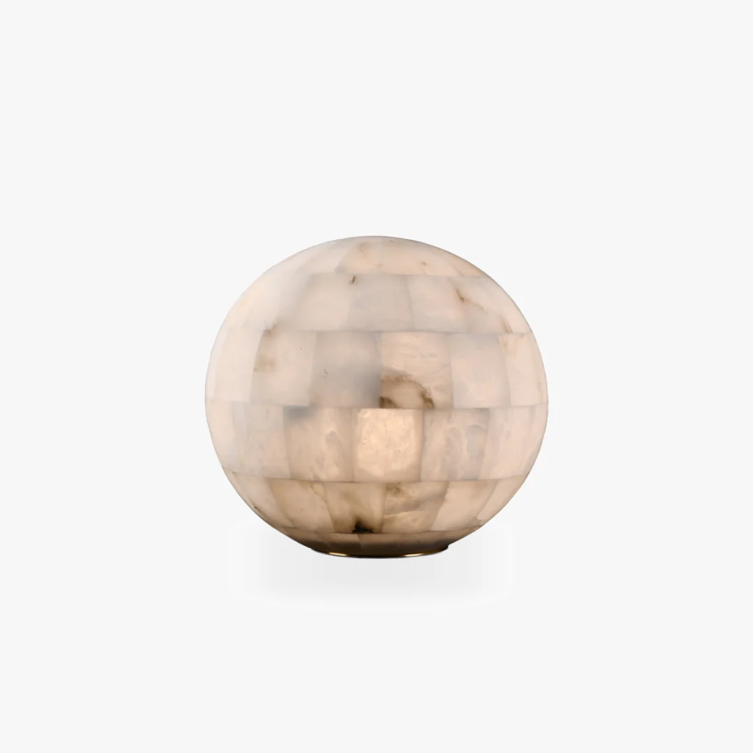 Eco-Friendly Neighborhood Marble Table Lamp Relaxed