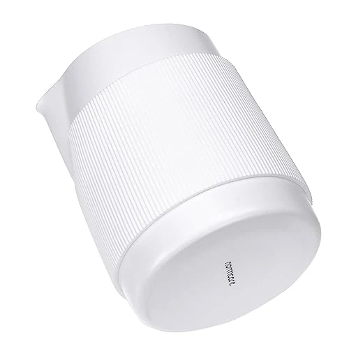 Durable Handleless Milk Pitcher with Round Spout Easy-to-Use