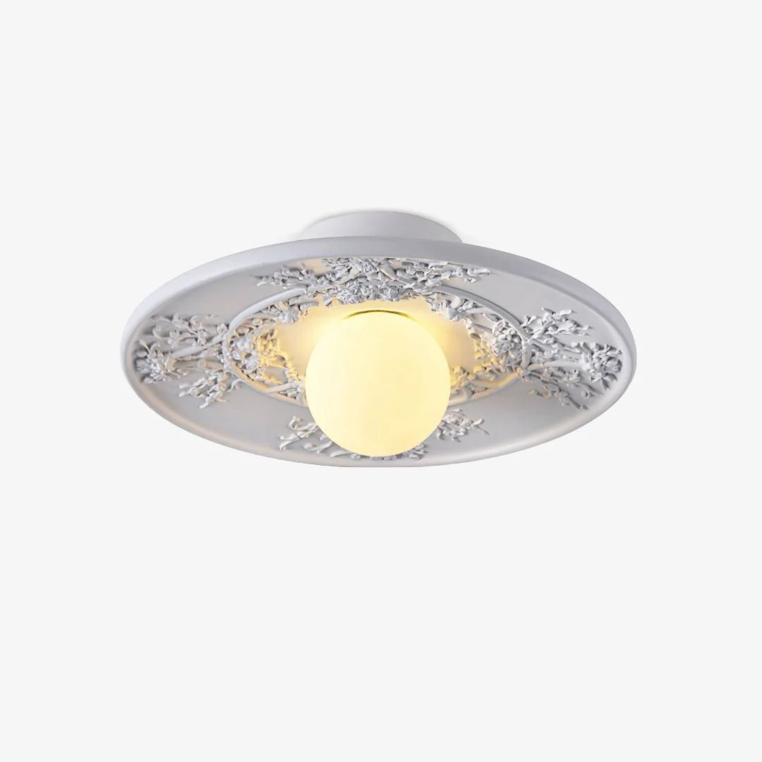 Advanced Cream Pattern Ceiling Lamp Comfortable