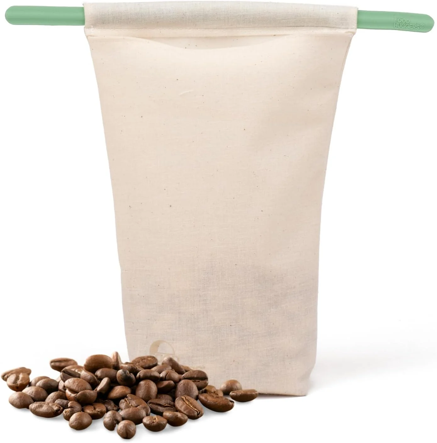 User-Friendly Food Huggers Sustainable Coffee Storage Bulk Bean Bag Eco-Friendly Zero-Waste BPA- Dishwasher Safe Silicone I for Groceries Food Versatile