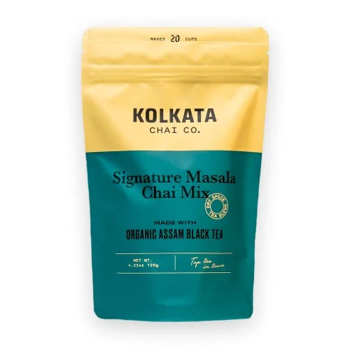 Professional Kolkata Chai Signature Masala Chai mix 4.23 Ounce Safe
