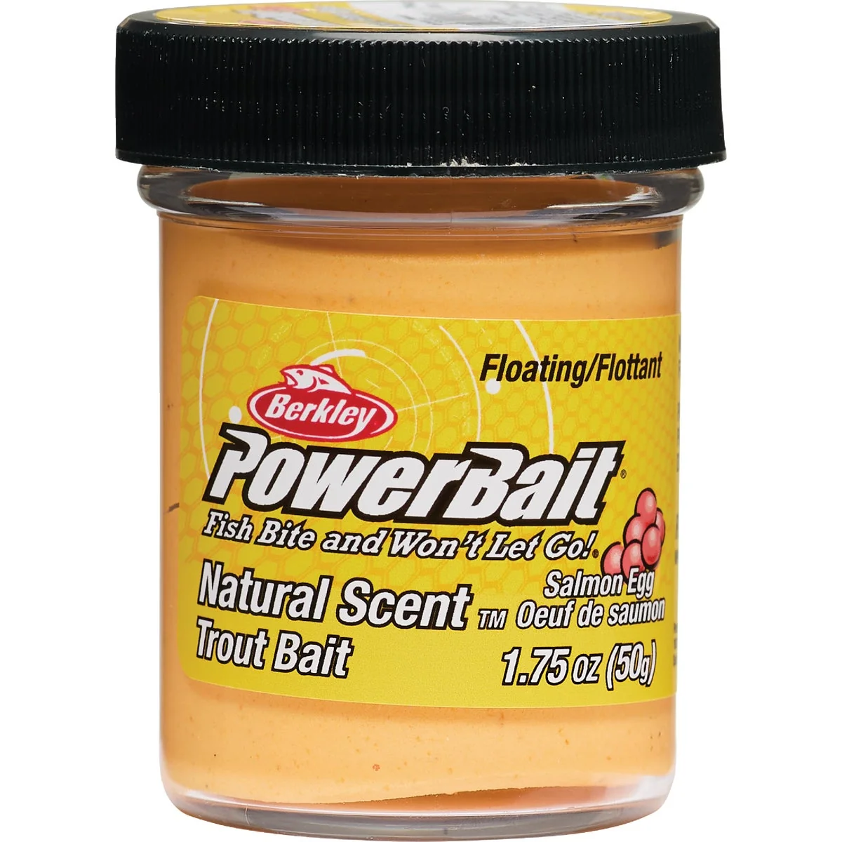 Secure Berkley PowerBait Natural Scent Trout Bait Salmon Egg Elite
