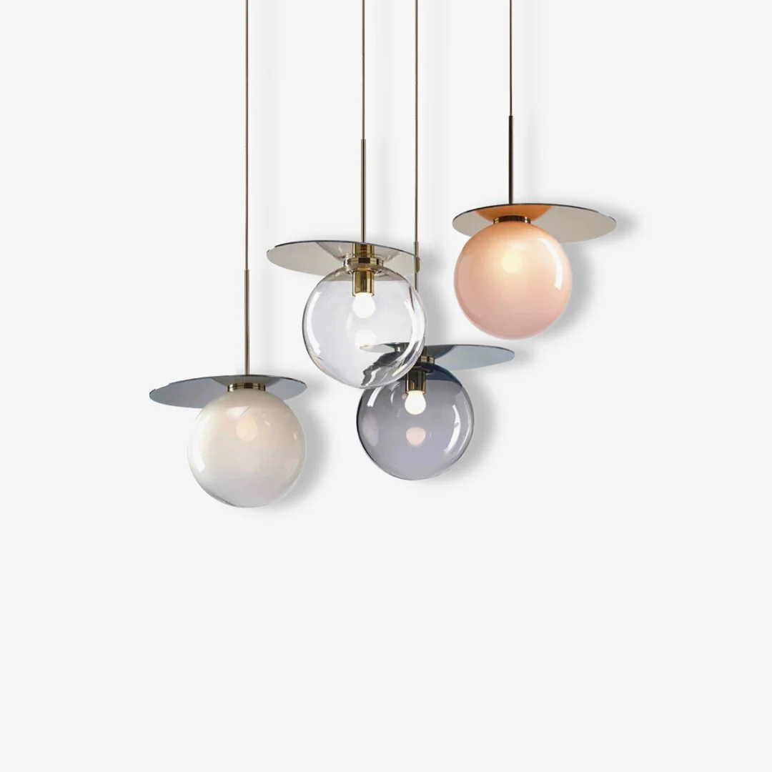 High-End Colored Glass Pendant Lamp Environmentally Friendly