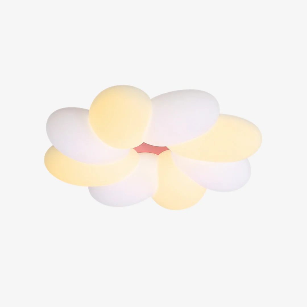 Comfortable Flower Petals Ceiling Lamp Fine
