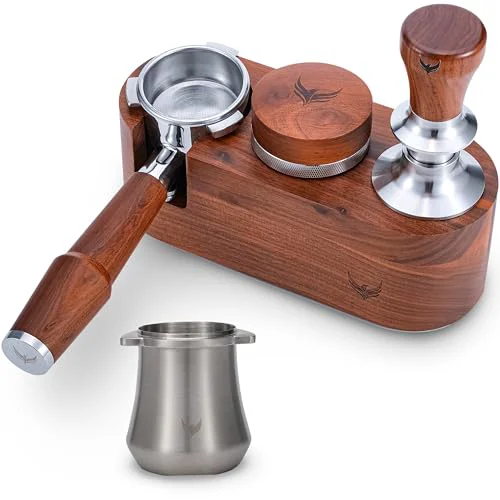 Next-Generation 54mm Espresso Accessories Set For Breville Barista Touch Express Pro Bambino Plus Includes Tampier Station 54 mm Dosing Cup Naked Portafilter Distribution Tool Spring Tamper Functional