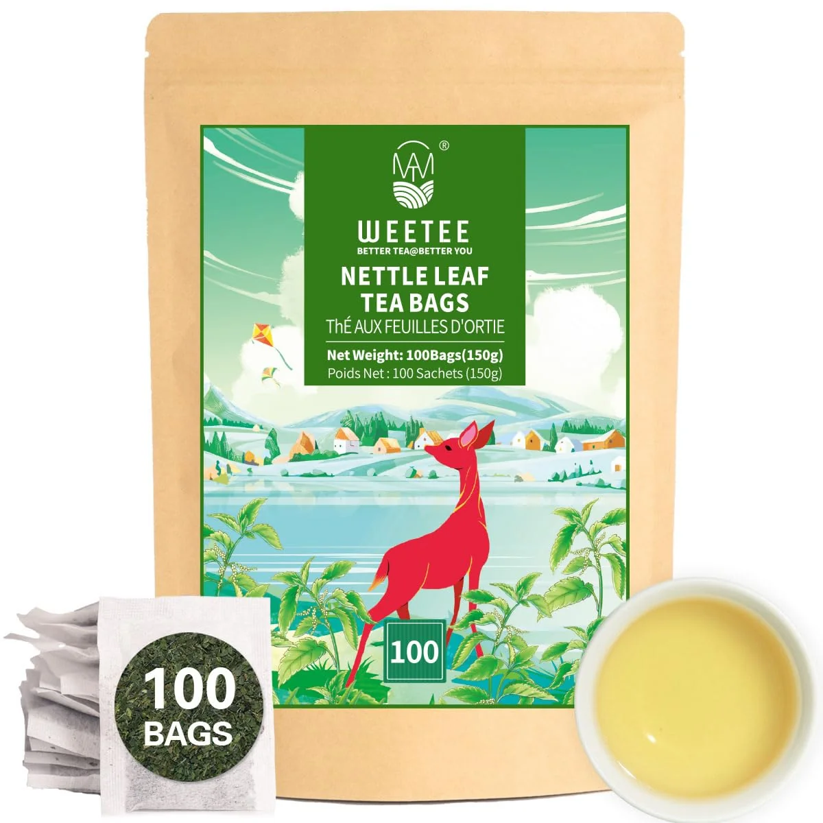 Dependable WT WEETEE Nettle Leaf Tea Bags Quality
