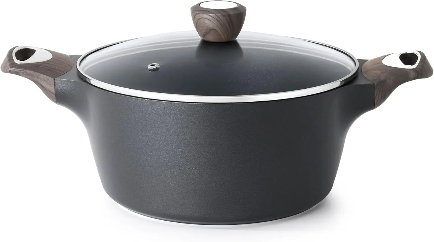 Relaxed Sensarte Nonstick Stock Pot with Lid 2.6 4.5 6.6 QT Soup Pot Casserole Pot Healthy Pasta Pot Large Deep Cooking Pot Big Sauce Pot Stew Pot Refined