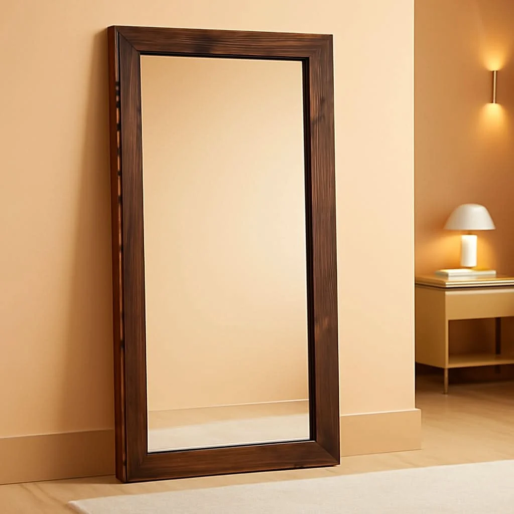 Convenient 71 Inch Full Length Mirror Solid Wood High-Performance