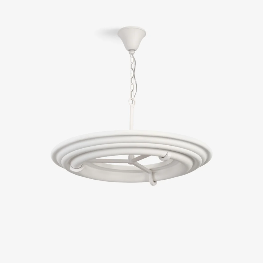 World-Class Giston Plaster Chandelier Sophisticated