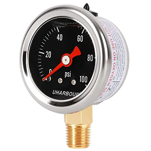 Pure Glycerin Pressure Gauge 0 Reusable
