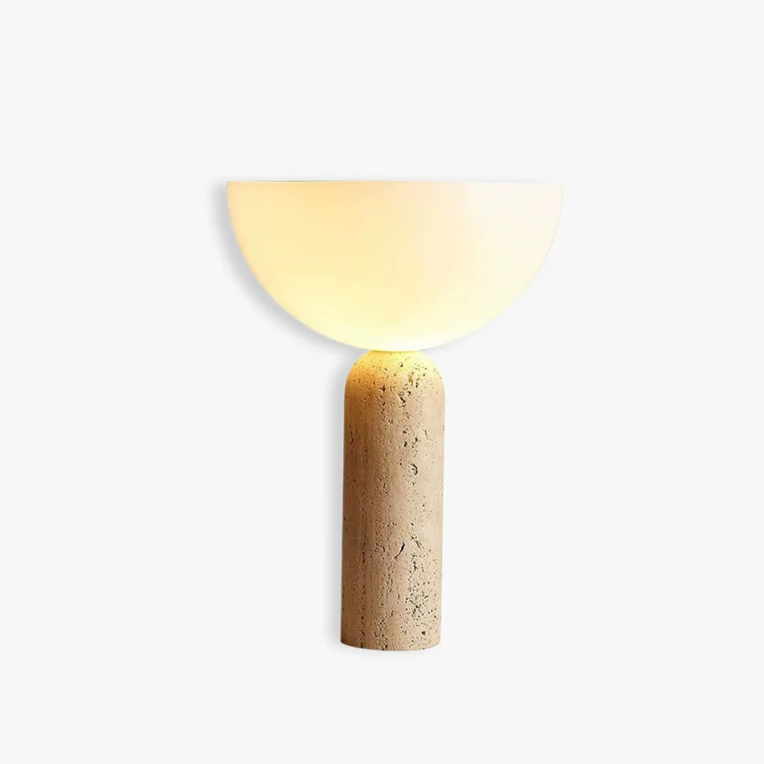 Pure Modern Cave Stone Table Lamp Refined
