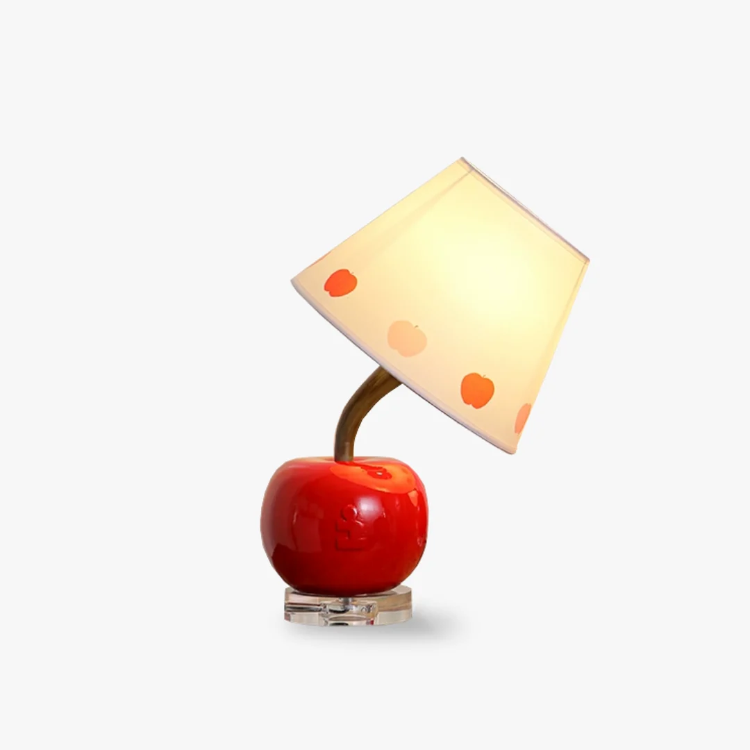 Top-Quality Cherry Apple Table Lamp Relaxed