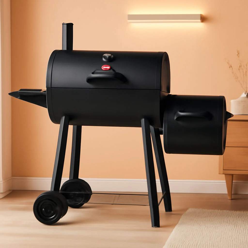 Elegant Char Griller Smokin Pro Barrel Grill Smoker Black Finish Healthy