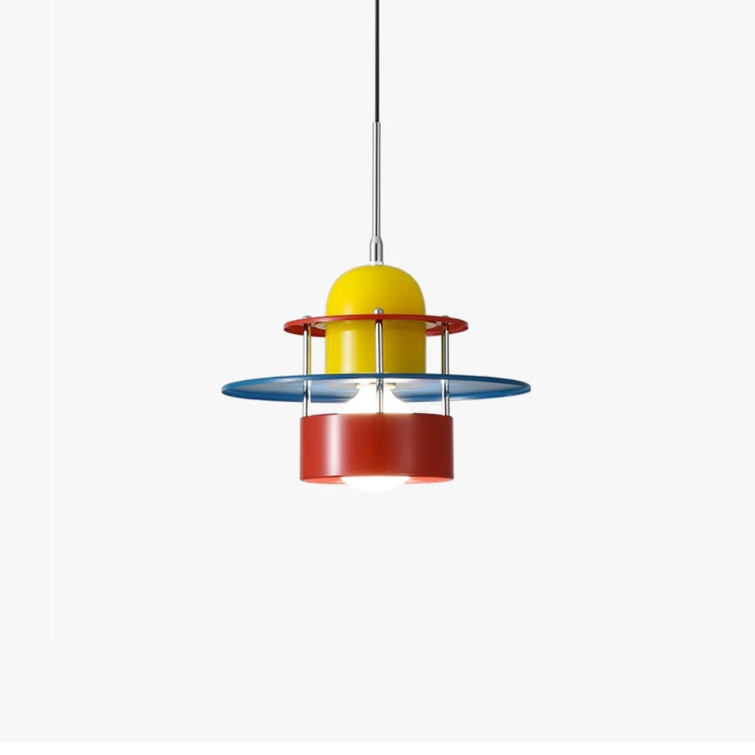Refined Memphis Color Pendant Lamp Selected