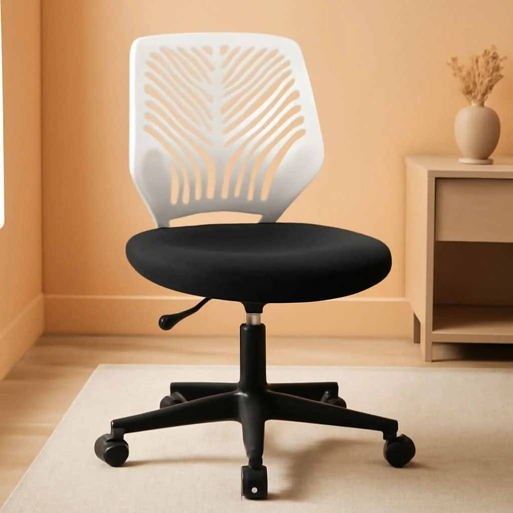 Comfortable Dark Gray Ergonomic Adjustable Desk Chair Lumbar Support Specialty