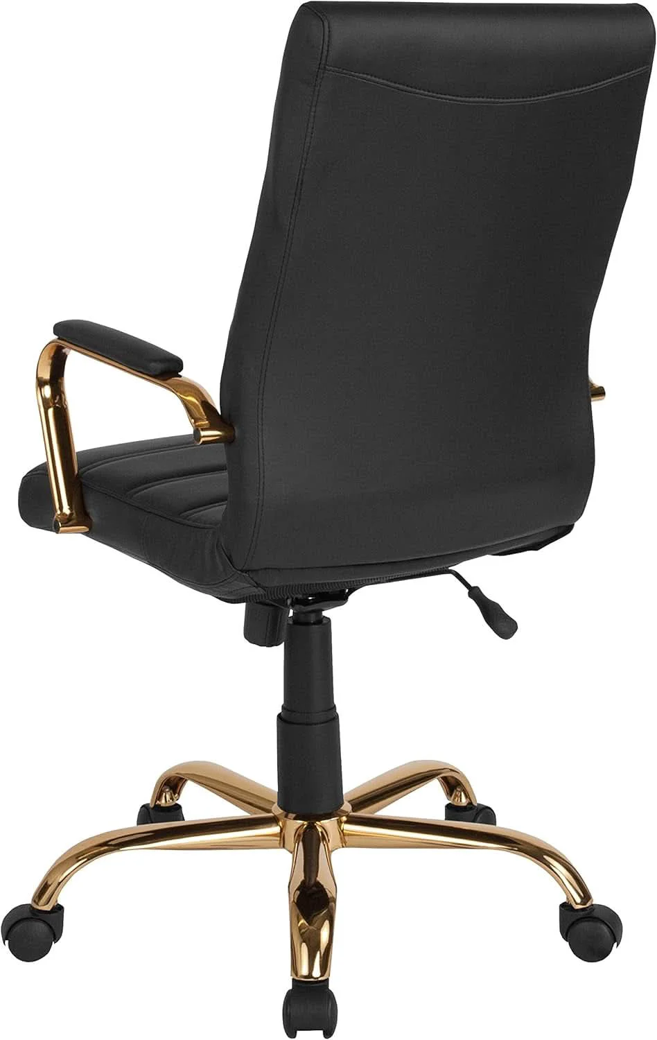 Carefully Designed Whitney Black High Back Leathersoft Desk Chair Swivel Soft