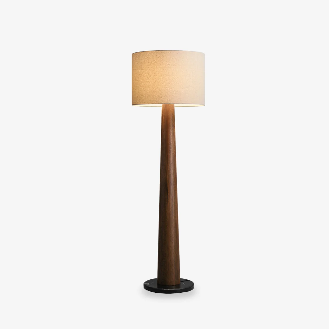 Safe Modern Solid Wood Floor Lamp Selected