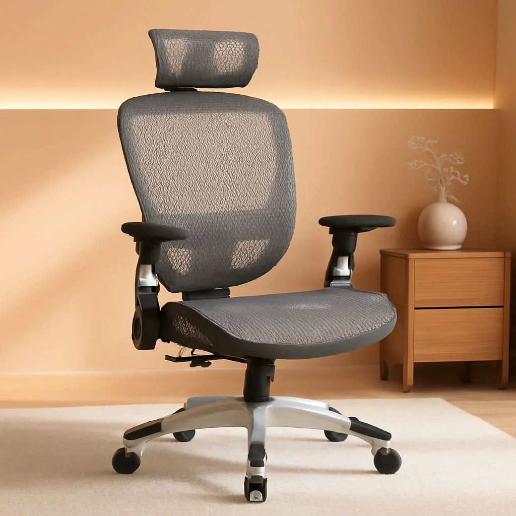 High-Quality Hyken Ergonomic Mesh Swivel Task Chair Adjustable Black Office Chair Comfortable